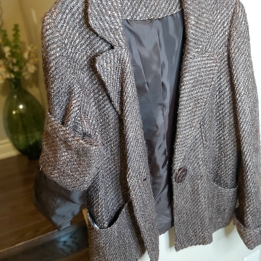 Tall girl ladies brown jacket - Picture 5 of 7